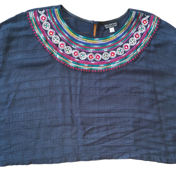 BILLABONG Embroidered Top - Picture 6 of 8